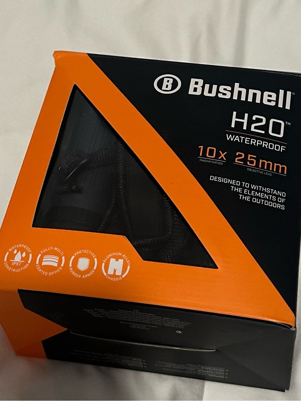 Bushnell H2O 10x25mm Waterproof Binoculars - Black